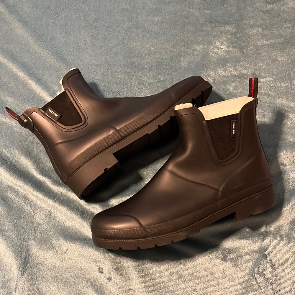Tretorn Boots- Black Rubber Boot- size 11M